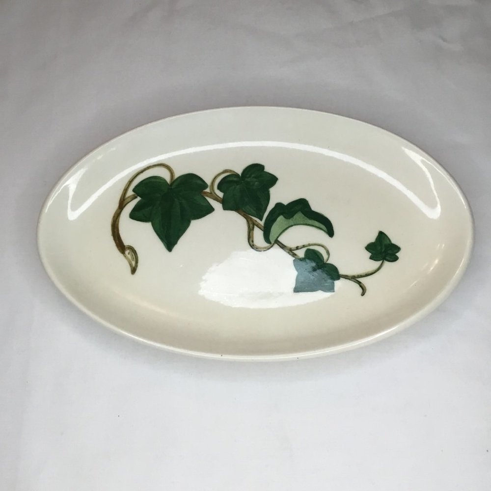 Metlox Poppytrail California Ivy Small Serving Platter 9 3/8" X 5 3/5"